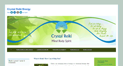 Desktop Screenshot of crystalreikienergy.com